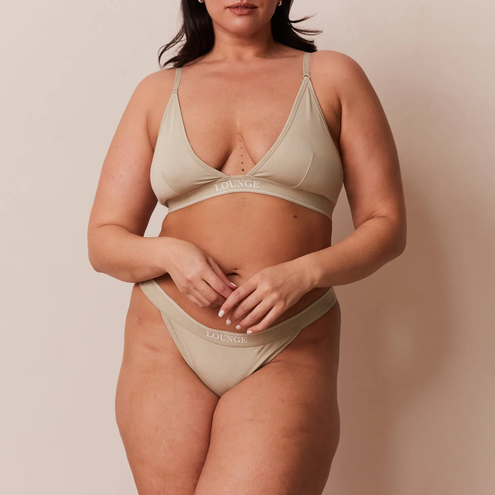 Bamboo Minimal Triangle Bra
