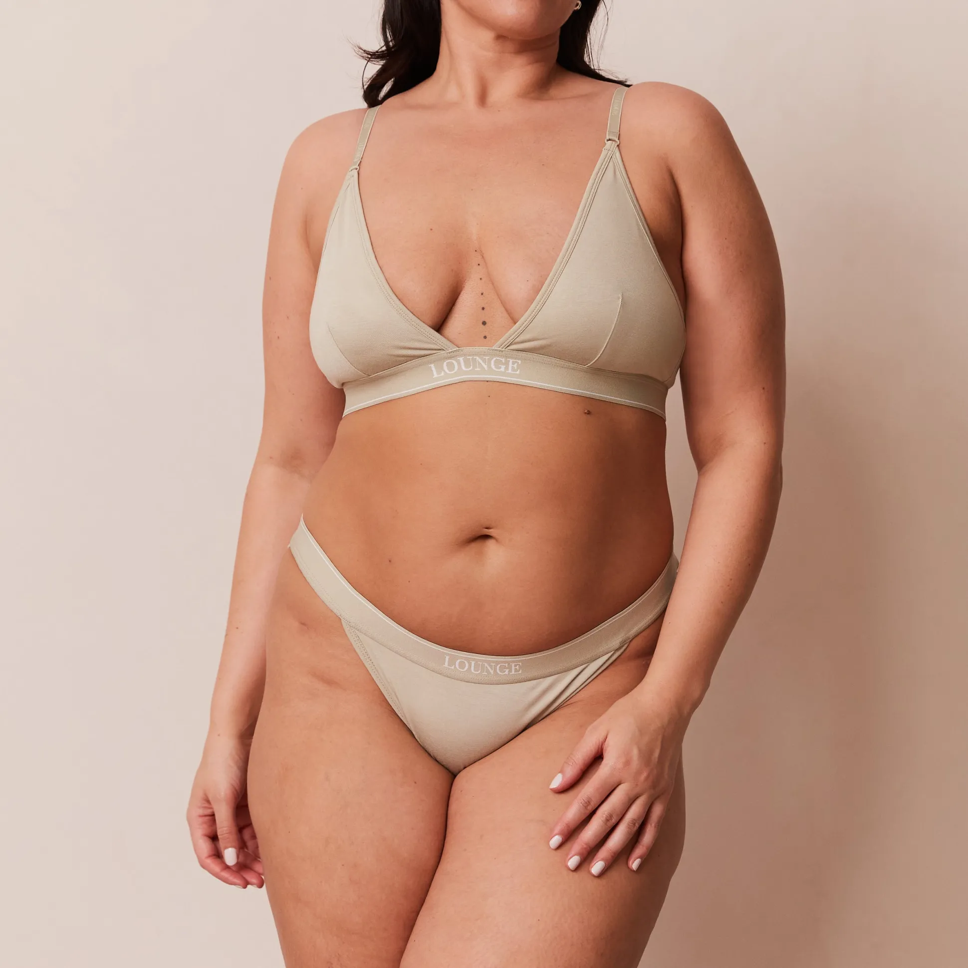 Bamboo Minimal Triangle Bra