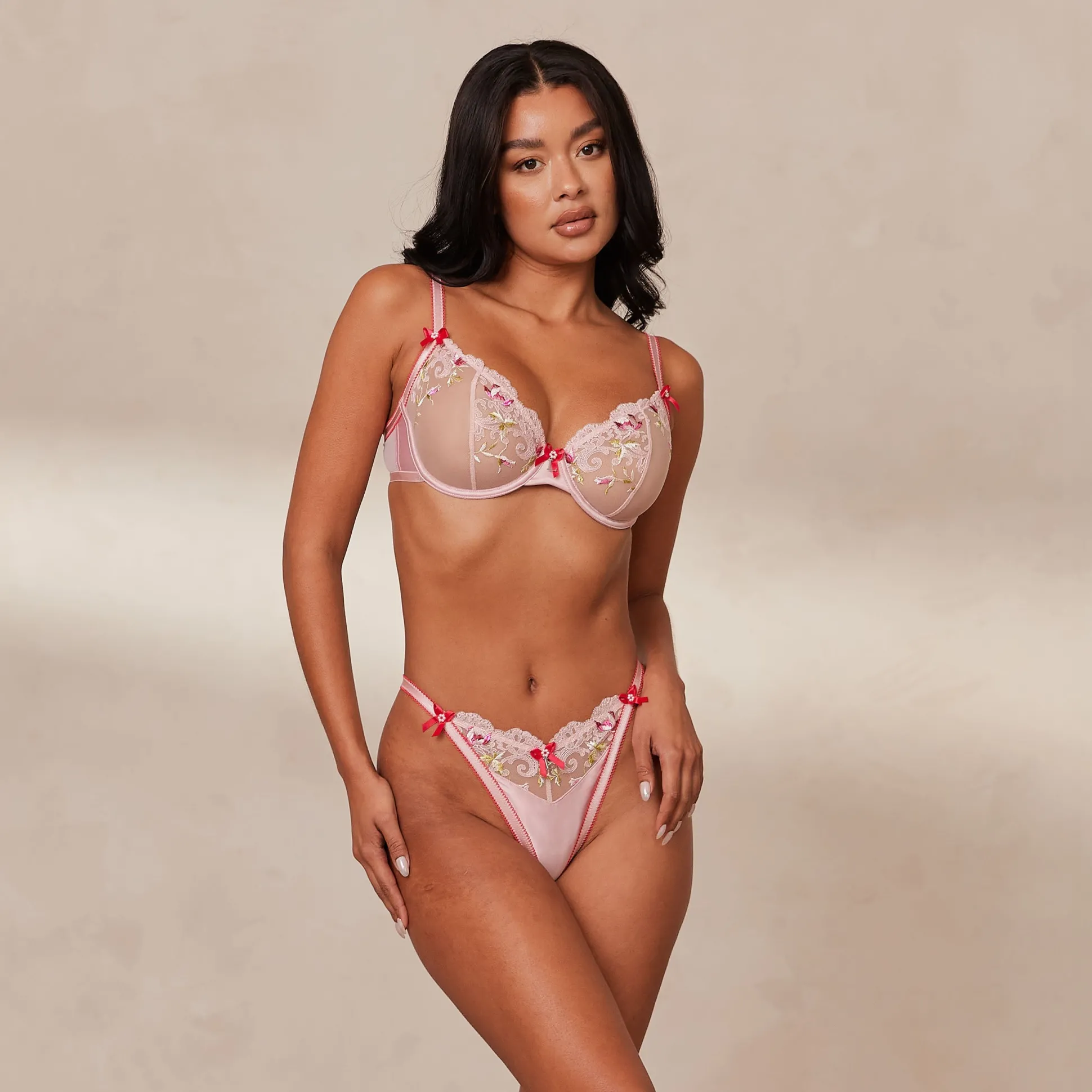 Bloom Embroidered Balcony Bra