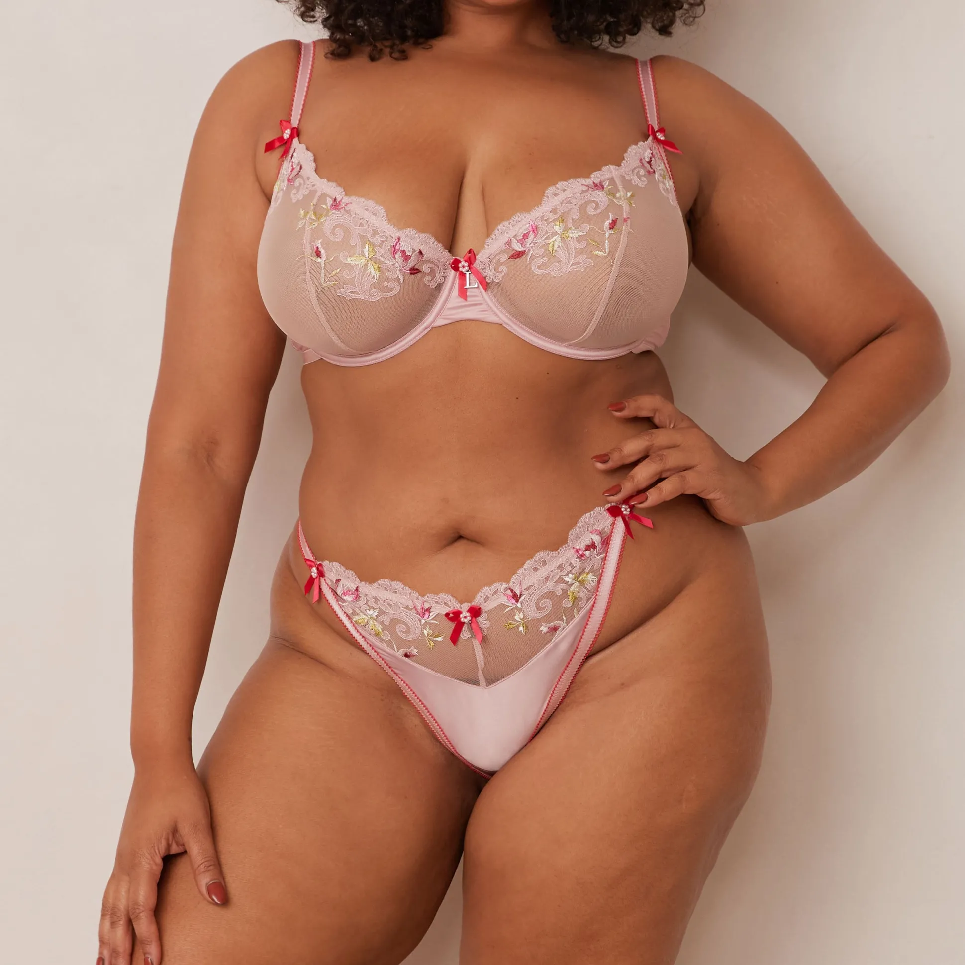 Bloom Embroidered Balcony Bra