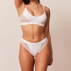 Contour Mesh Bra