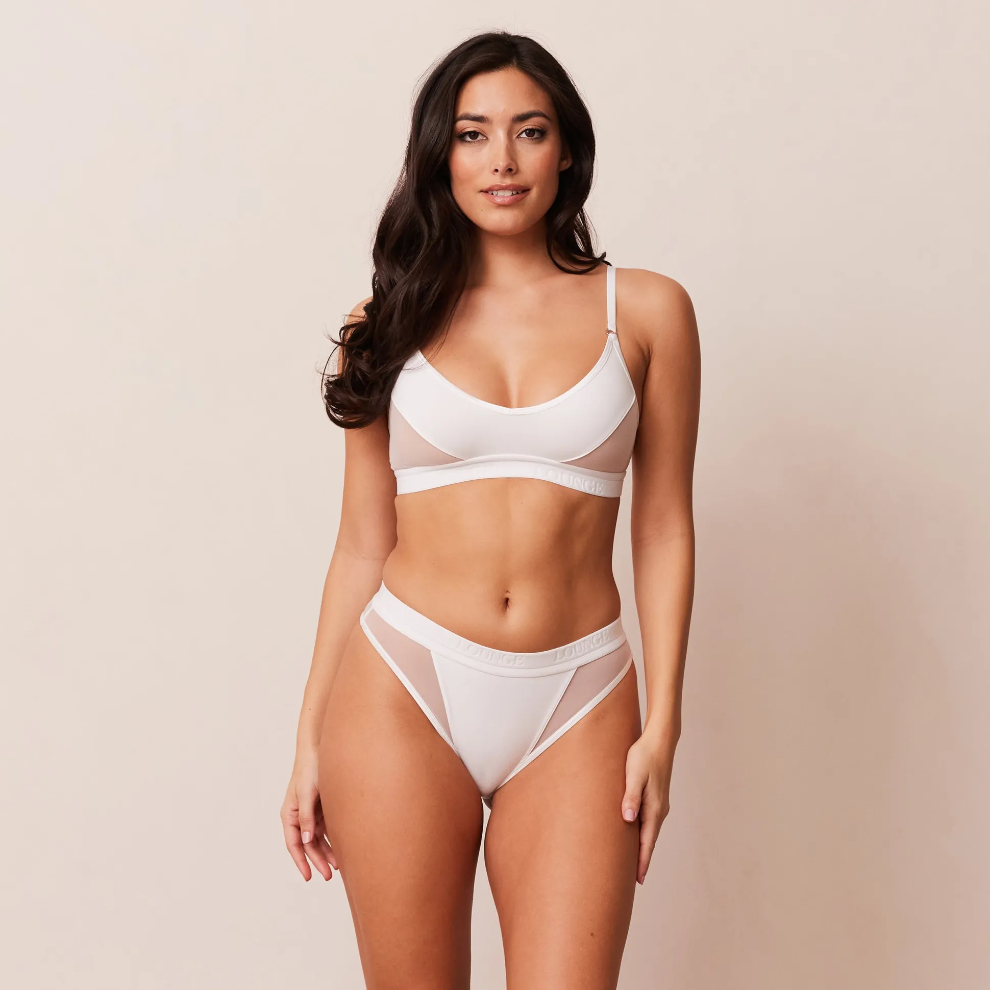 Contour Mesh Bra