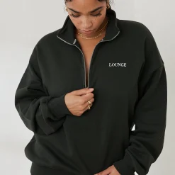 Essential Oversized Quarter Zip Jumper