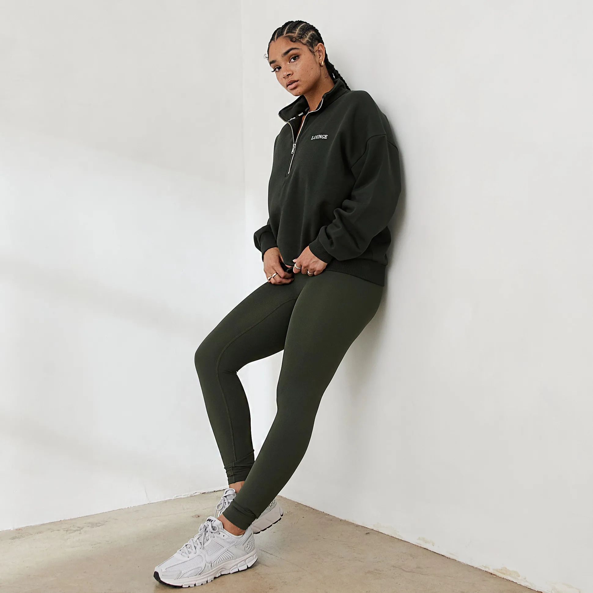 Essential Oversized Quarter Zip Jumper