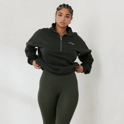 Essential Oversized Quarter Zip Jumper