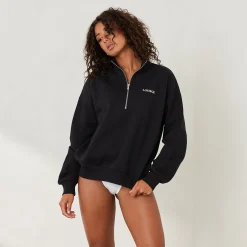 Essential Oversized Quarter Zip Jumper