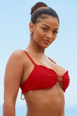 Hawaii Textu Bikini Top