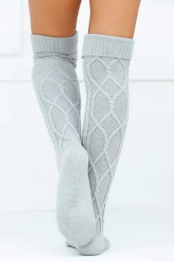 Knee-High Cosy Knitted Socks