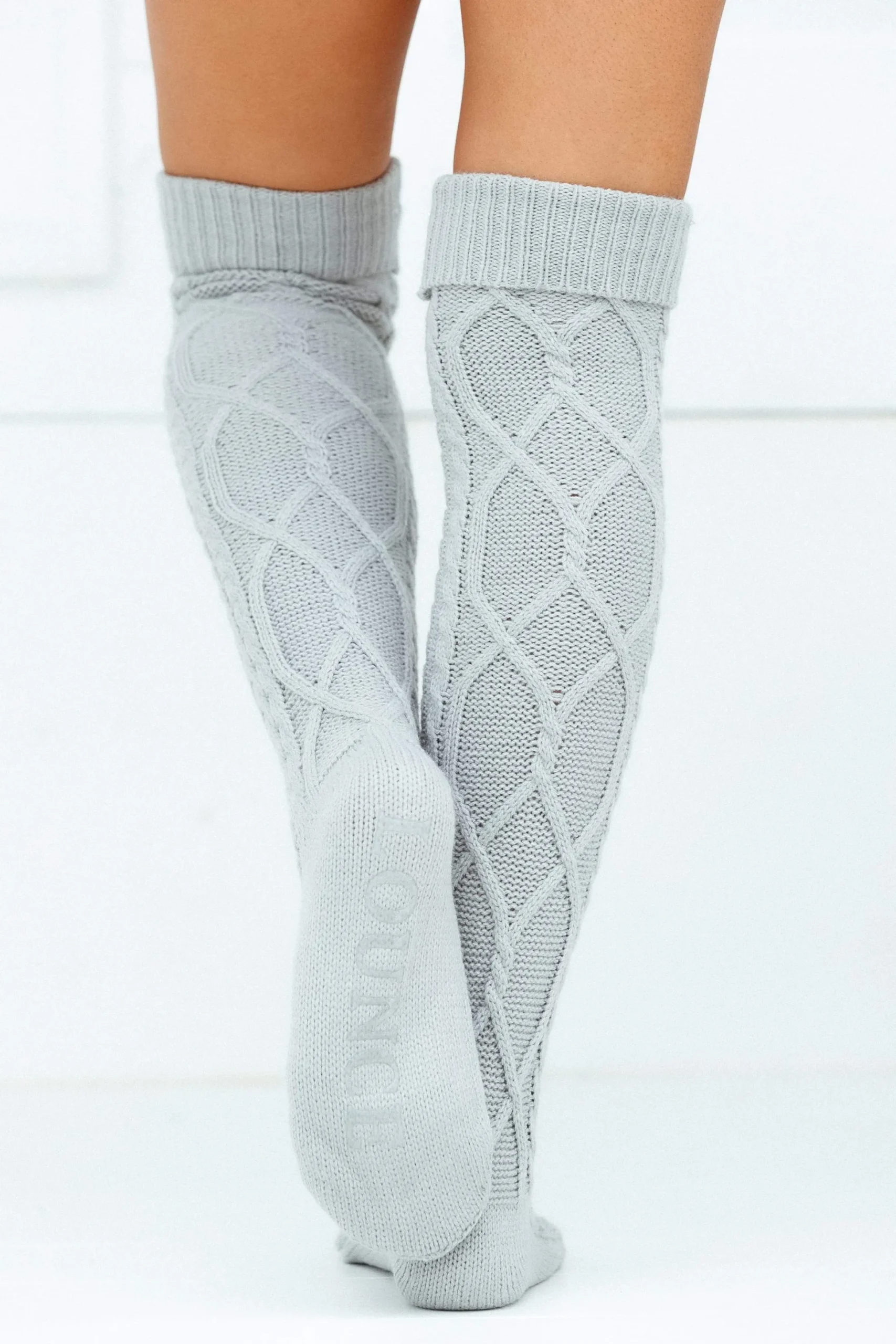 Knee-High Cosy Knitted Socks