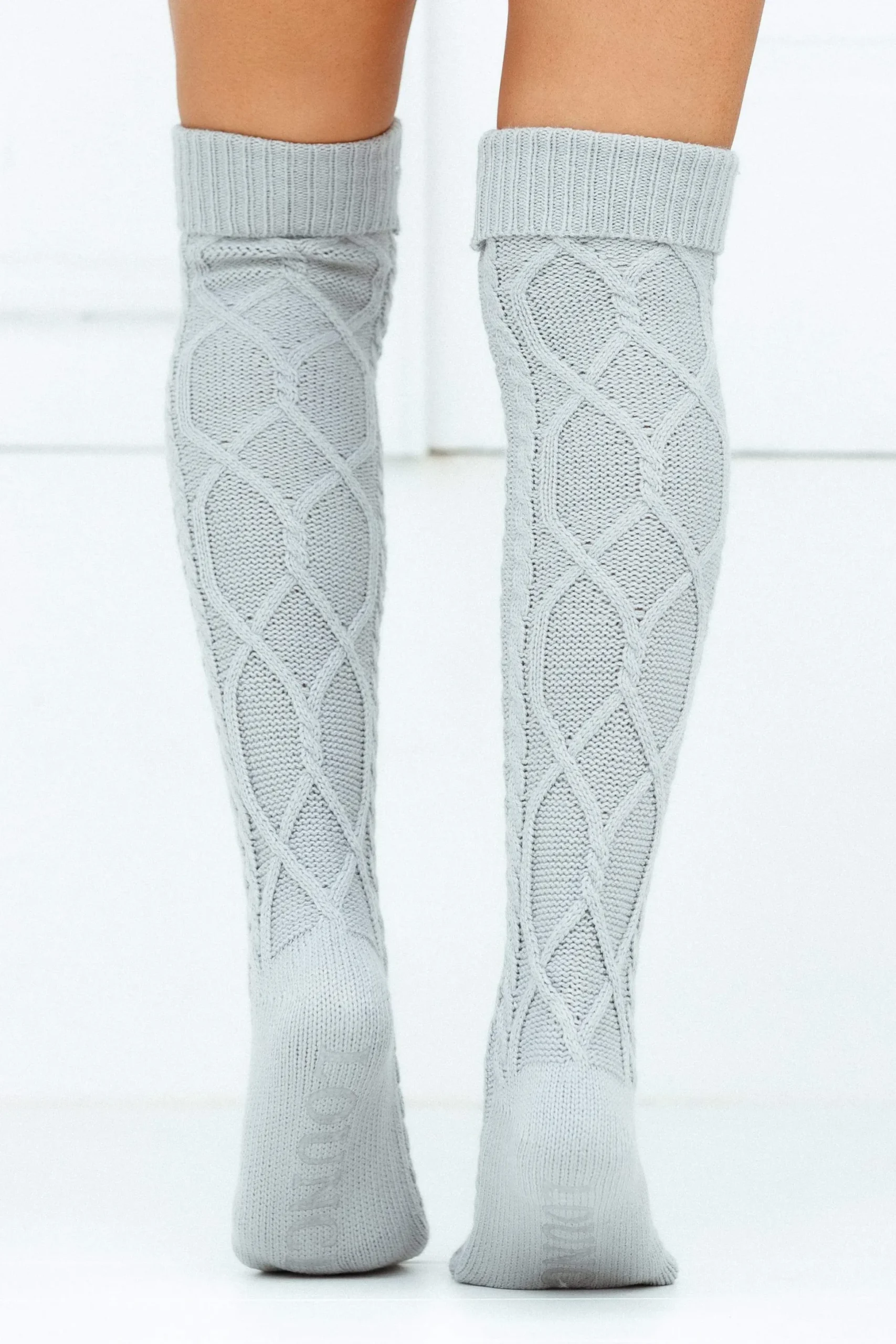 Knee-High Cosy Knitted Socks
