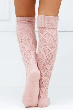 Knee-High Cosy Knitted Socks