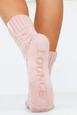 Knee-High Cosy Knitted Socks