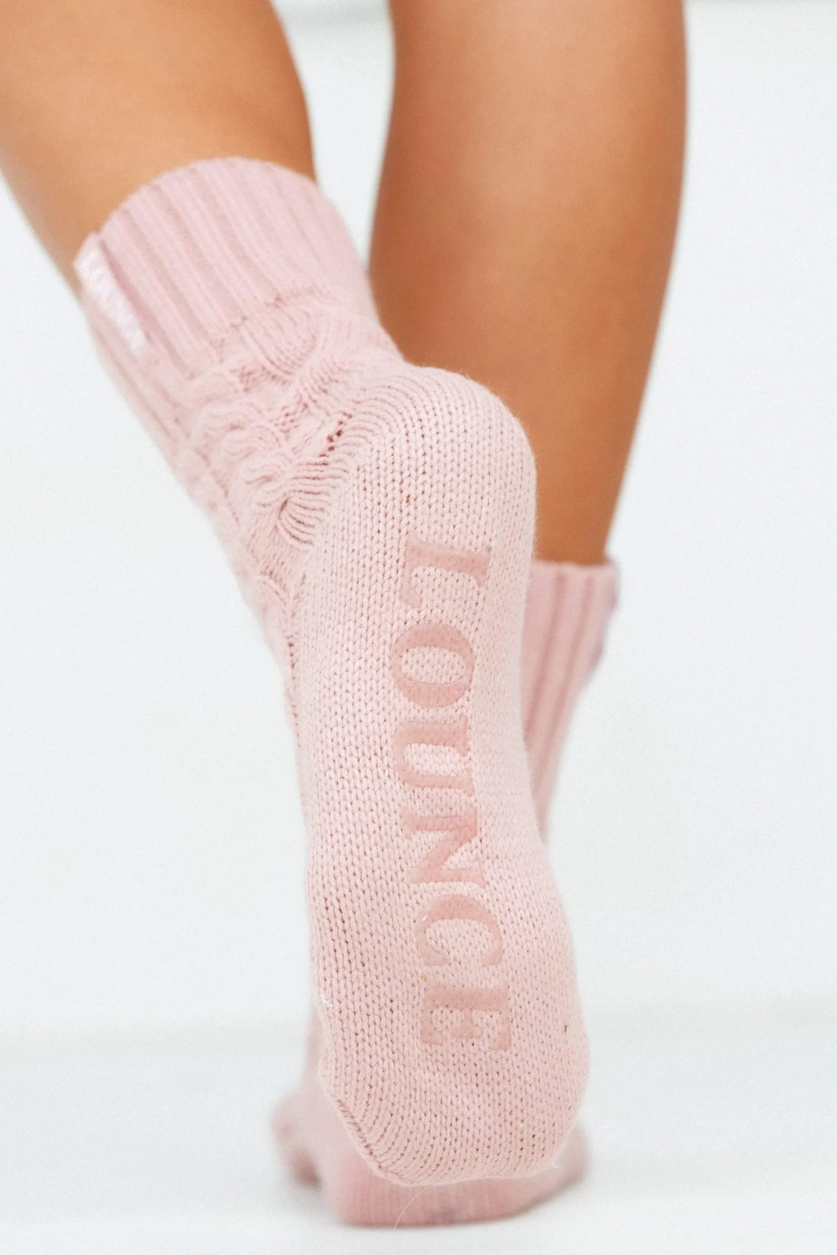 Knee-High Cosy Knitted Socks