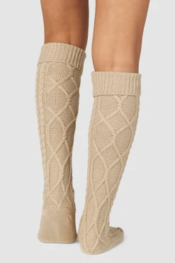 Knee-High Cosy Knitted Socks