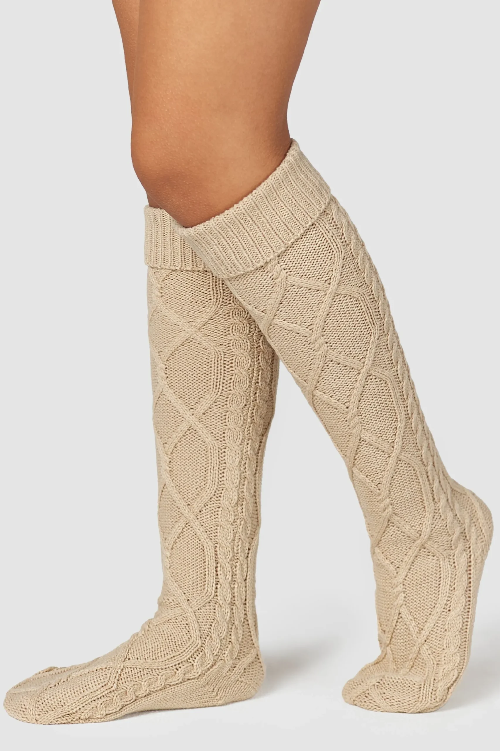 Knee-High Cosy Knitted Socks