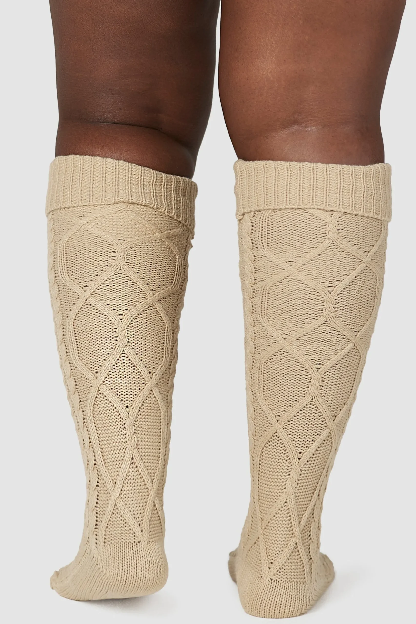 Knee-High Cosy Knitted Socks