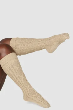 Knee-High Cosy Knitted Socks