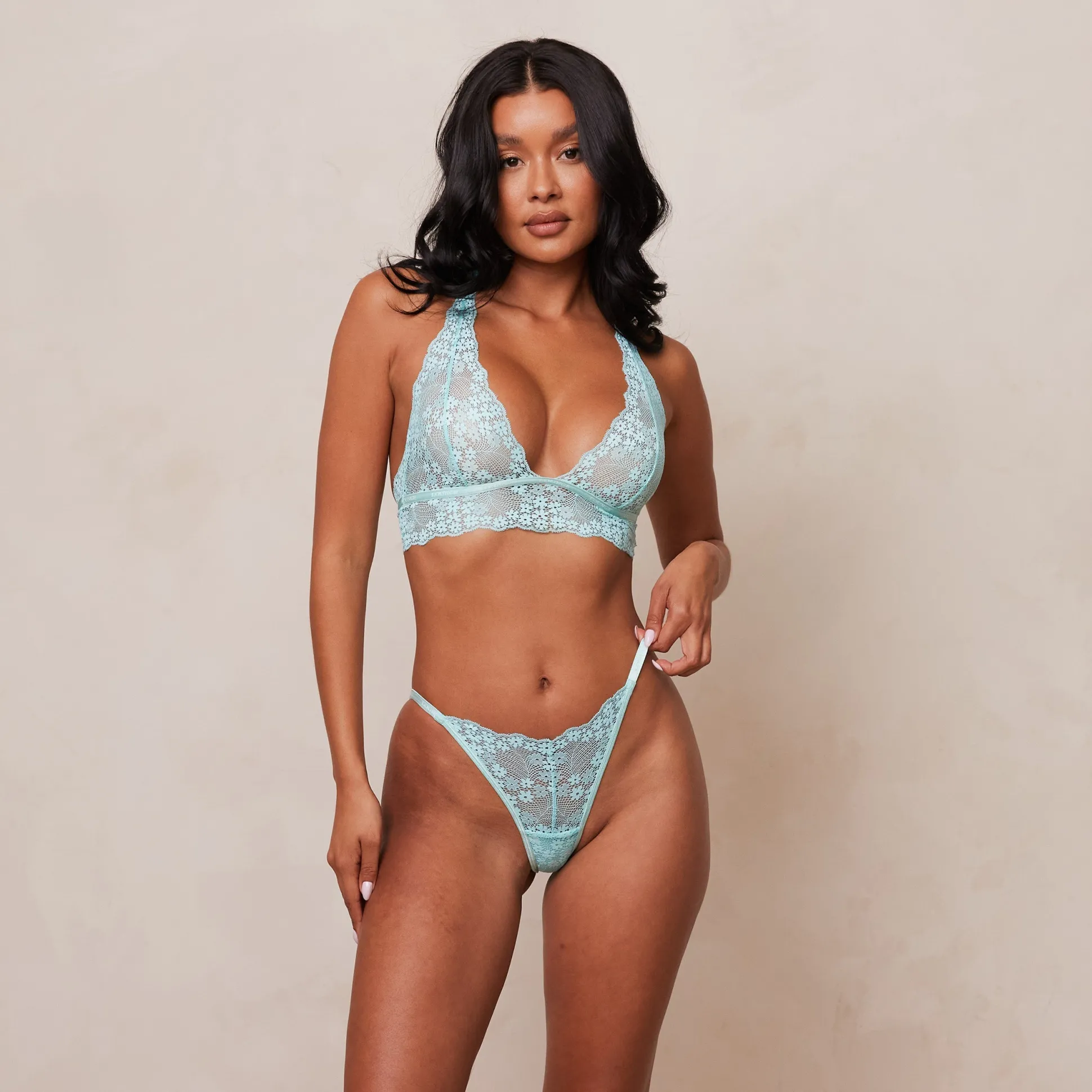 Lace Triangle Bra