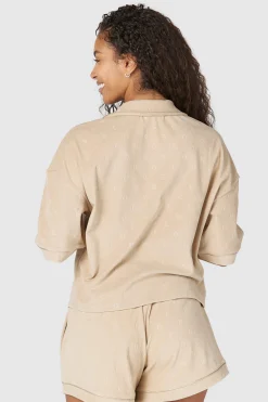 Luxury Embossed Pyjama Shirt