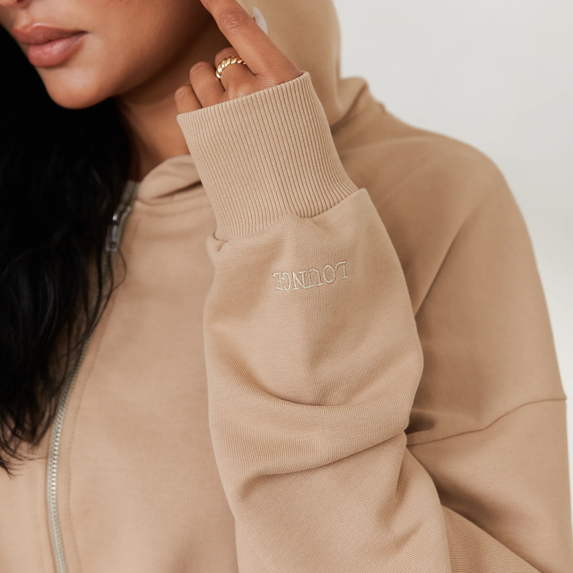 Oversized Zip Up Hoodie X Jess Hunt
