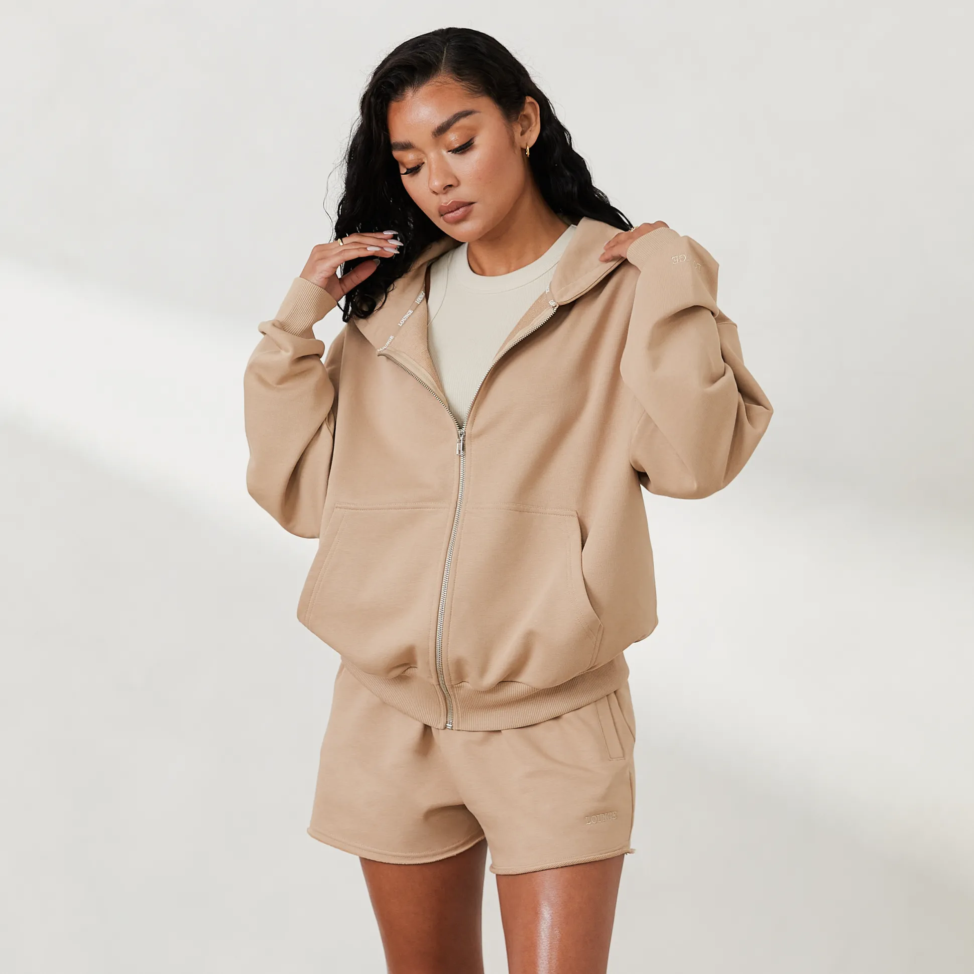 Oversized Zip Up Hoodie X Jess Hunt