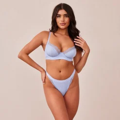 Ribbed Balcony Bra
