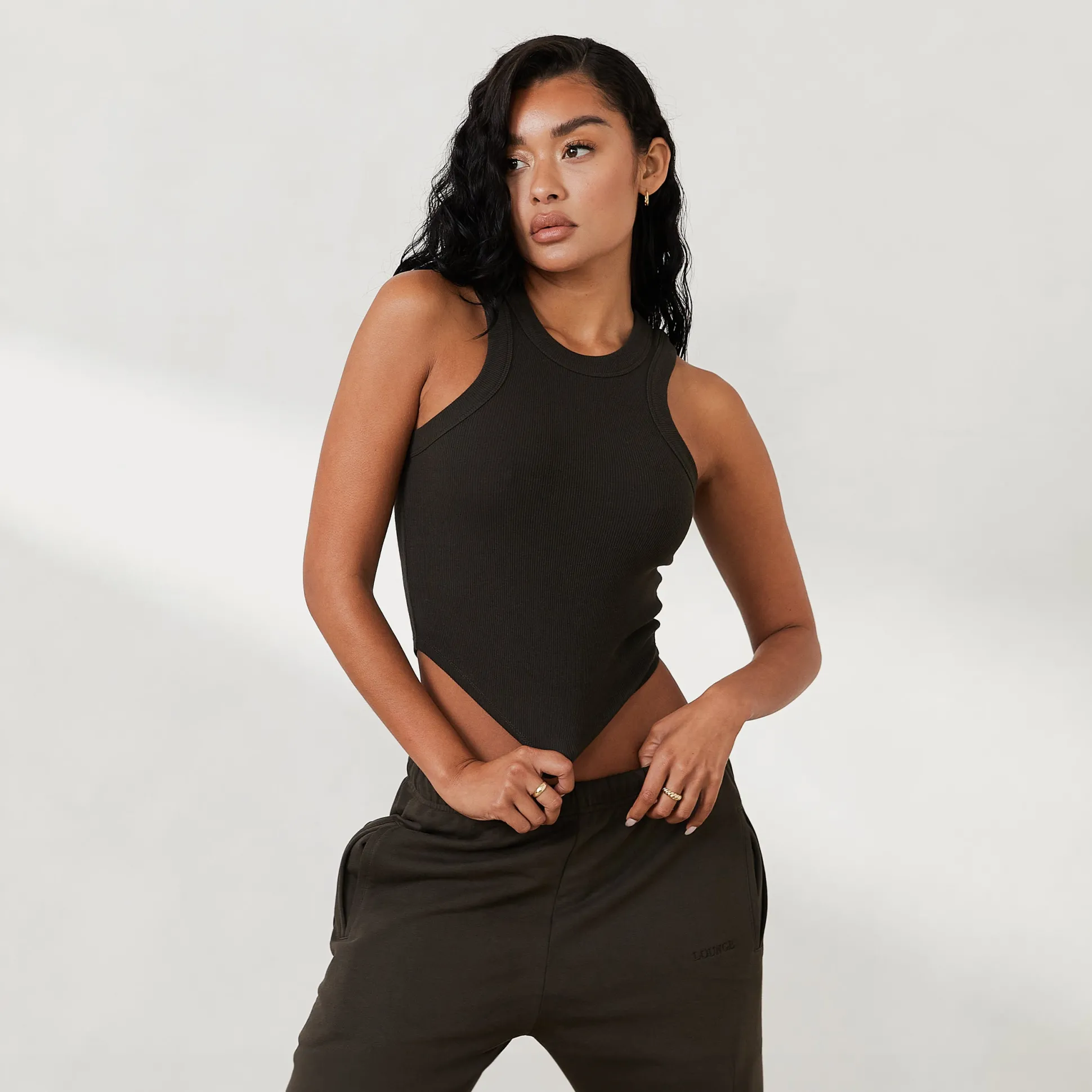 Ribbed Racerback Top X Jess Hunt