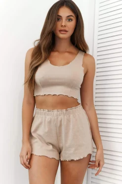 Ruffle Pyjama Shorts