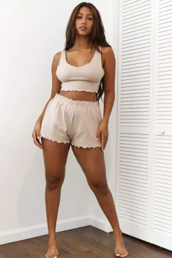 Ruffle Pyjama Shorts