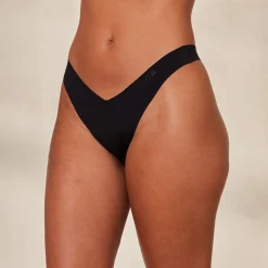 Seamless No Show Thong X2