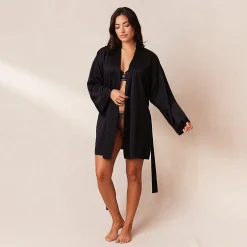 Signature Satin Robe