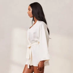 Signature Satin Robe