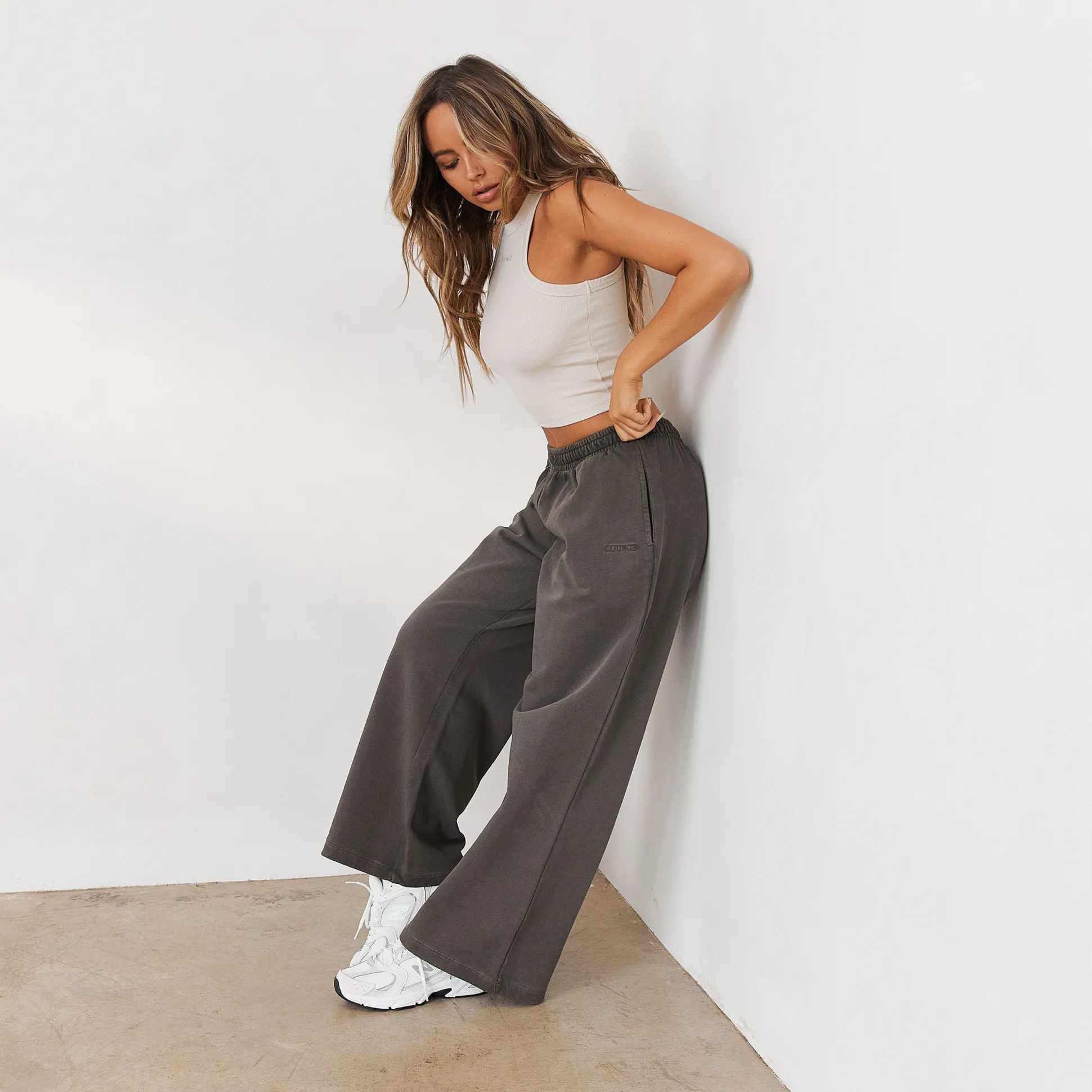 Signature Wide Leg Joggers