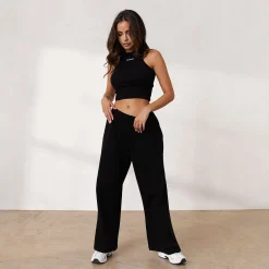 Signature Wide Leg Joggers