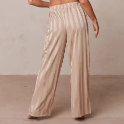 Striped Satin Pyjama Shirt