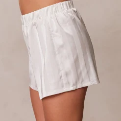 Striped Satin Pyjama Shorts