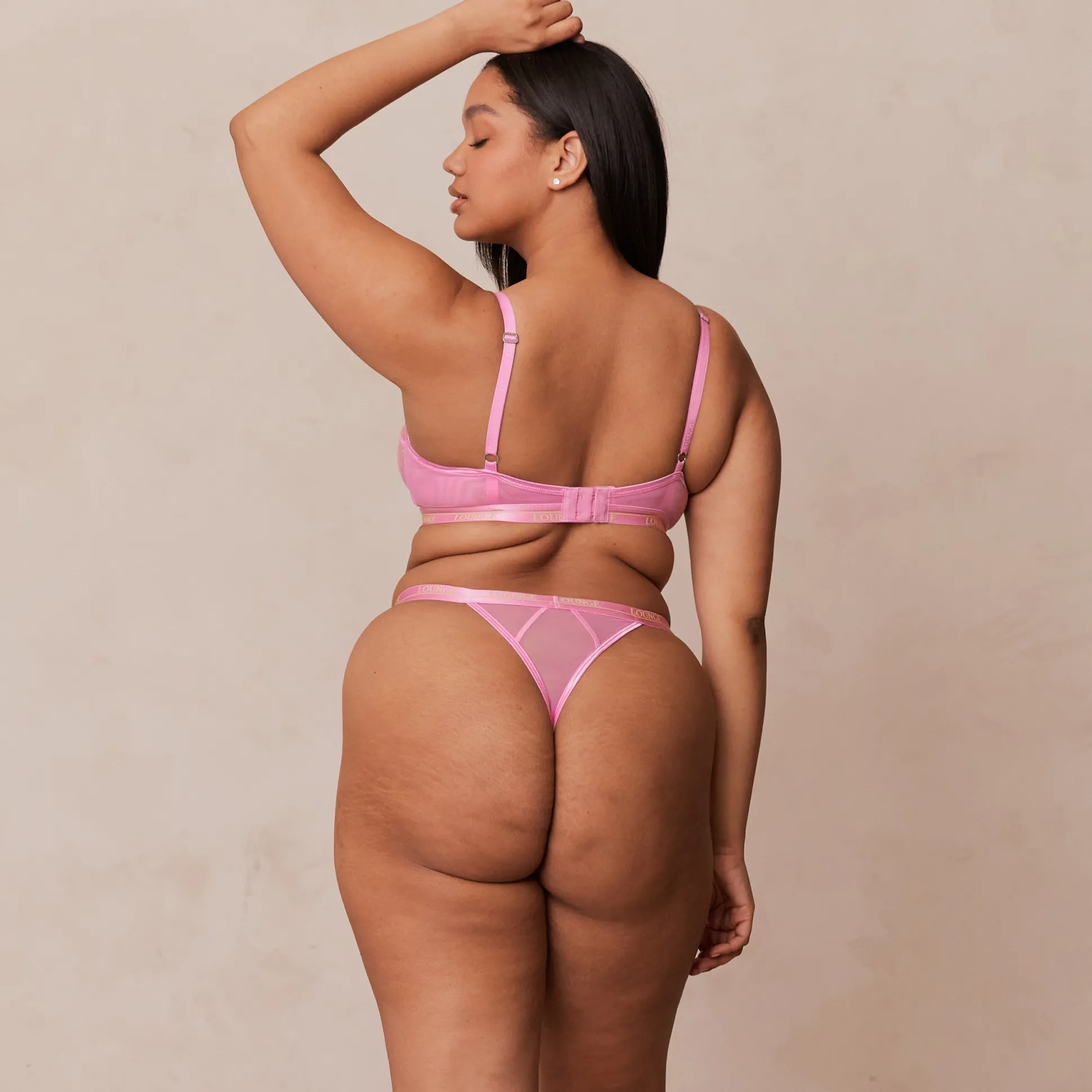 Two-Tone Blossom Thong